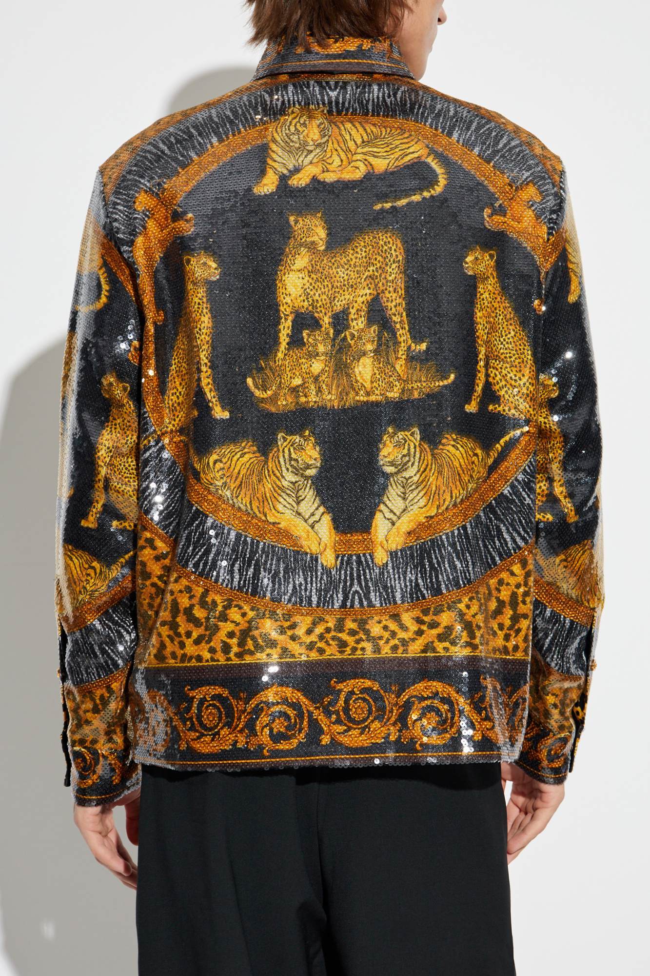 Versace Sequin shirt with print | Men's | Vitkac